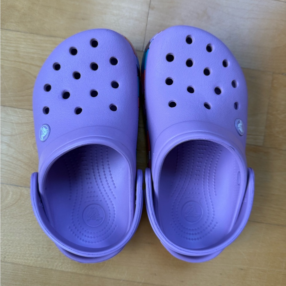 CROCS Kids purple croc junior 1